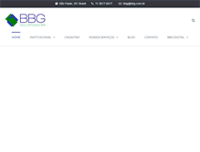 Tablet Screenshot of bbg.com.br
